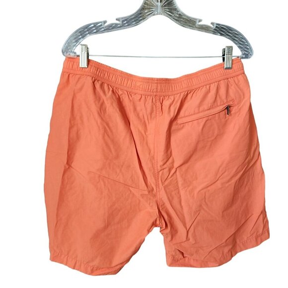 Onia Swim Board Trunks Shorts Men's XL Mesh Lined 7" Orange Beach - Picture 3 of 13